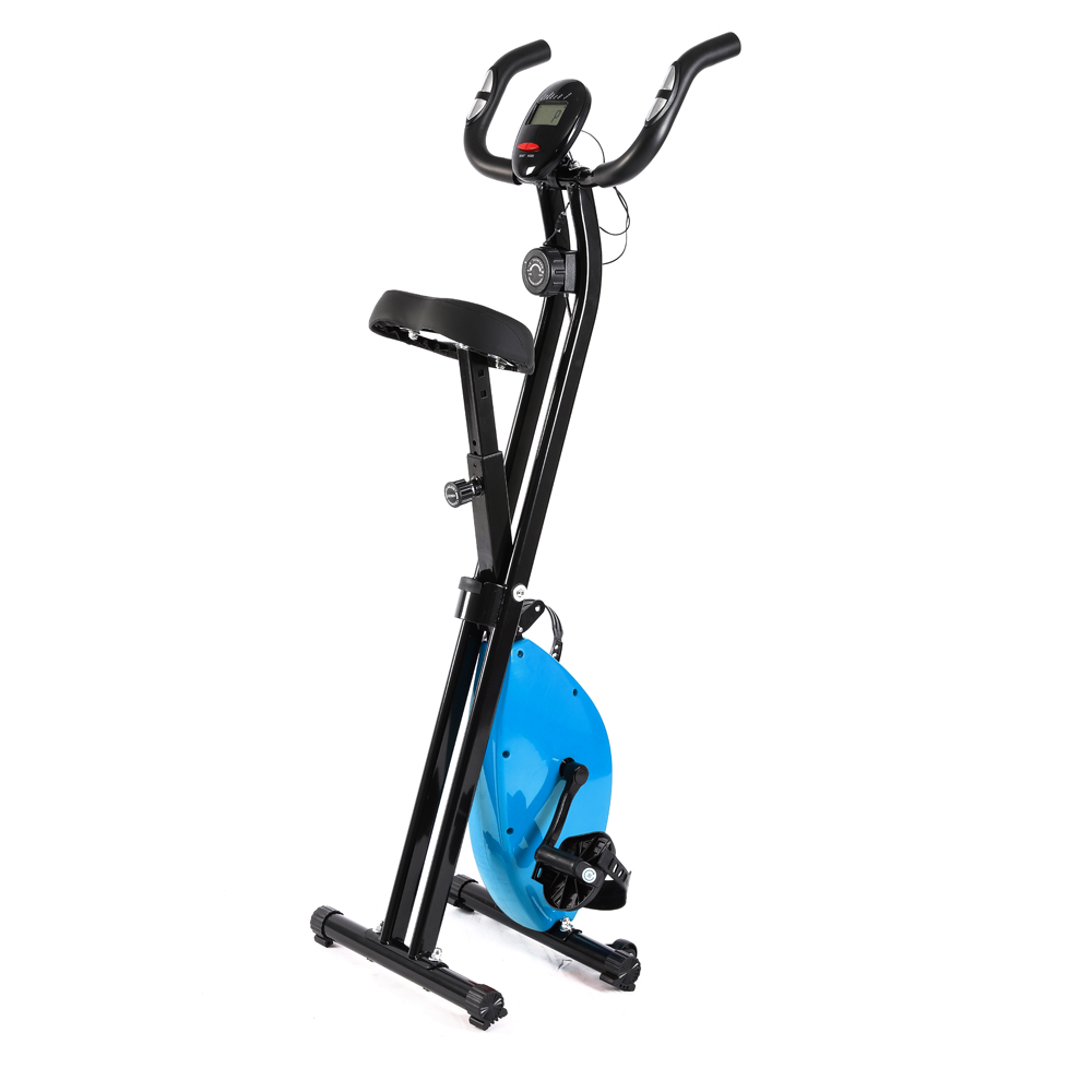 Indoor exercise bike pedals parts gym mini folding exercise fitness bike magnetic stationary bike desk